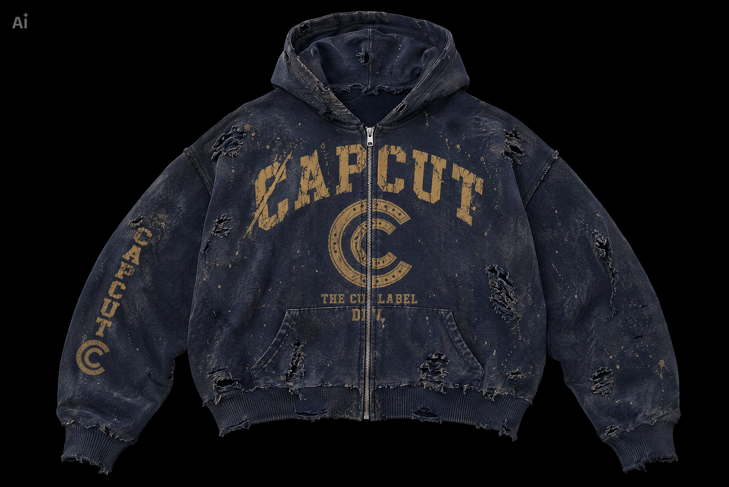 THE CUT PULLOVER HOODIE